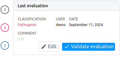 Evaluations